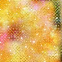 Mermaid scale pattern gold with sparkle gradient color background photo