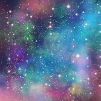 Iridescent Galaxy space background photo