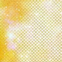 Mermaid scale pattern gold with sparkle gradient color background photo