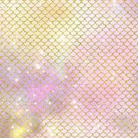 Mermaid scale pattern gold with sparkle gradient color background photo