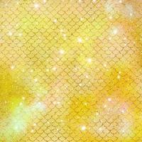 Mermaid scale pattern gold with sparkle gradient color background photo
