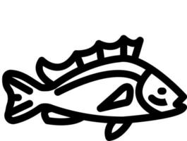 Rockfish Icon Design vector