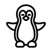 diseño de icono de pingüino vector