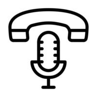 Recorded Call Icon Design vector