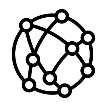 Networking Icon Design vector