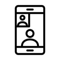 Video Call Icon Design vector