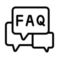 FAQ Icon Design vector