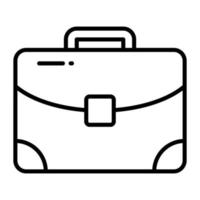 Portfolio vector icon trendy style, portable case