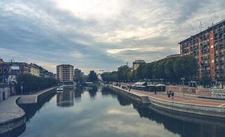 Navigli di Milano , Milano , Italy , 2022 ,Riflessi sui Navigli photo