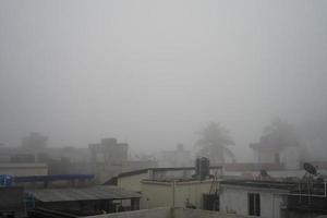 Kolkata City Scape in Foggy Morning 5 photo