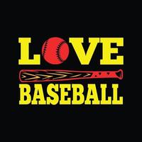 Baseball T-shirt Design vector