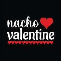 diseño de camiseta de San Valentín vector