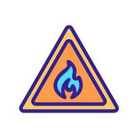 propane gas icon vector. Isolated contour symbol illustration vector