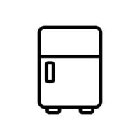 normal type of make-up refrigerator icon vector outline illustration