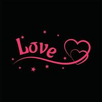 Valentine T-shirt Design vector