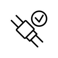 Seat belt icon vector. Isolated contour symbol illustration vector