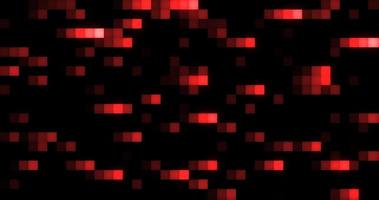 Abstract background. Red moving squares and lines are beautiful and glowing magical energy retro pixel photo