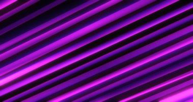 Líneas de rayas diagonales moradas y palos hermosos brillantes que brillan intensamente energía mágica. fondo abstracto foto