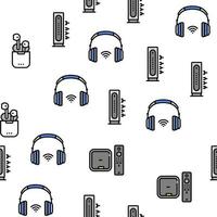 Electronics Digital Technology Vector Seamless Pattern