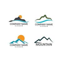 Mountain icon  Logo vector