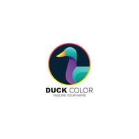 duck symbol colorful design graphic illustration vector