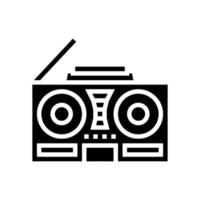record player glyph icon vector illustration sign