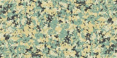 camuflaje de píxeles para un uniforme del ejército de soldados. diseño moderno de tela de camuflaje. fondo de vector militar digital.