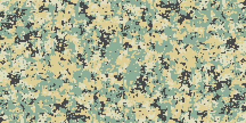 Pixel camouflage for a soldier army uniform. Modern camo fabric design. Digital military vector background.