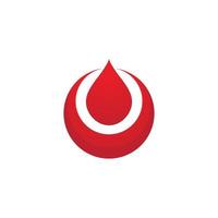 Blood ilustration logo vector