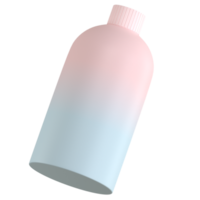 garrafa de cuidados com a pele 3d png
