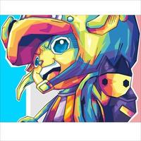 WPAP tony tony chopper vector