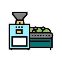 washing machine olive color icon vector illustration