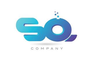 Diseño de combinación de iconos de logotipo de letra del alfabeto sq. plantilla creativa para negocios y empresas. vector