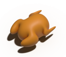 3D-Darstellung von Huhn png