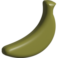 3d illustration of banana