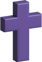 3d illustration of christiani symbol png