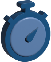 Illustration 3D du chronomètre png