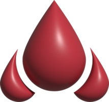 3d illustration of blood png