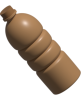 Ilustración 3d de botella png