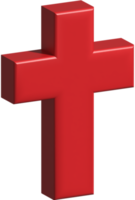 3d illustrazione di cristiani simbolo png