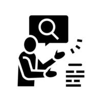 advertising consumer glyph icon vector illustration