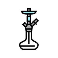 hookah modern color icon vector illustration