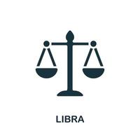 Libra icon. Simple element from jewelery collection. Creative Libra icon for web design, templates, infographics and more vector