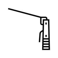 plasma welding line icon vector illustration