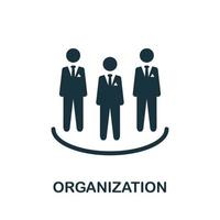 Organization icon. Simple element from management collection. Creative Organization icon for web design, templates, infographics and more vector