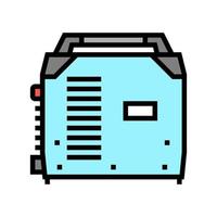 inverter welding color icon vector illustration