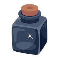 Trendy Ink Jar vector