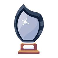 Trendy Trophy Concepts vector