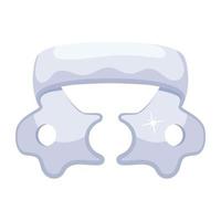 Trendy Dental Clamp vector