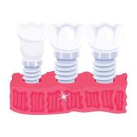 Trendy Endosseous Implant vector